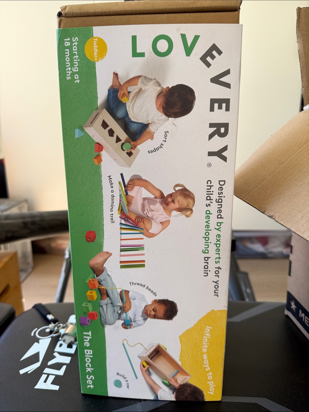 Lovevery Wooden Block Set - Multicolor Early Learning Toys